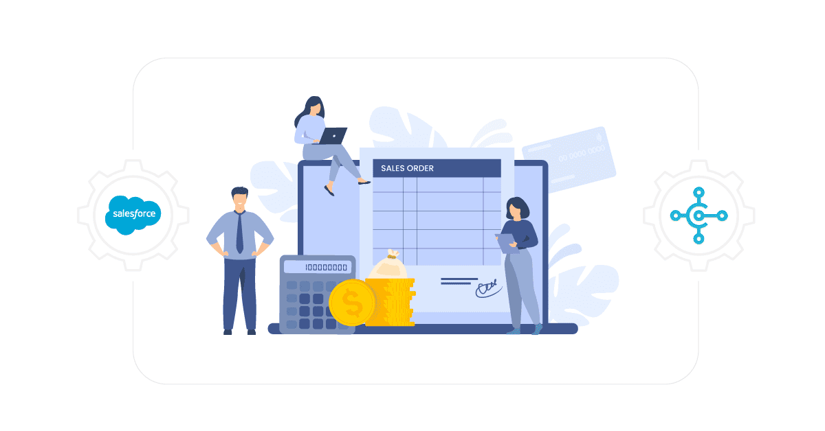 automated sales order creation from salesforce to business central