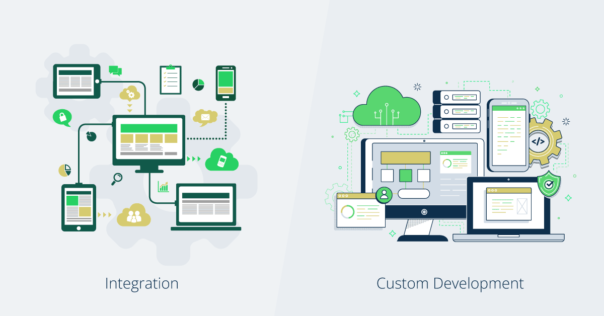 integration vs custom development